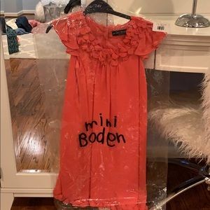 mini boden 7-8 rose dress